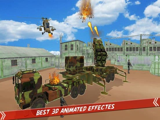 Helicopter Defence Strike - 3d Anti Aircraft Games screenshot 3