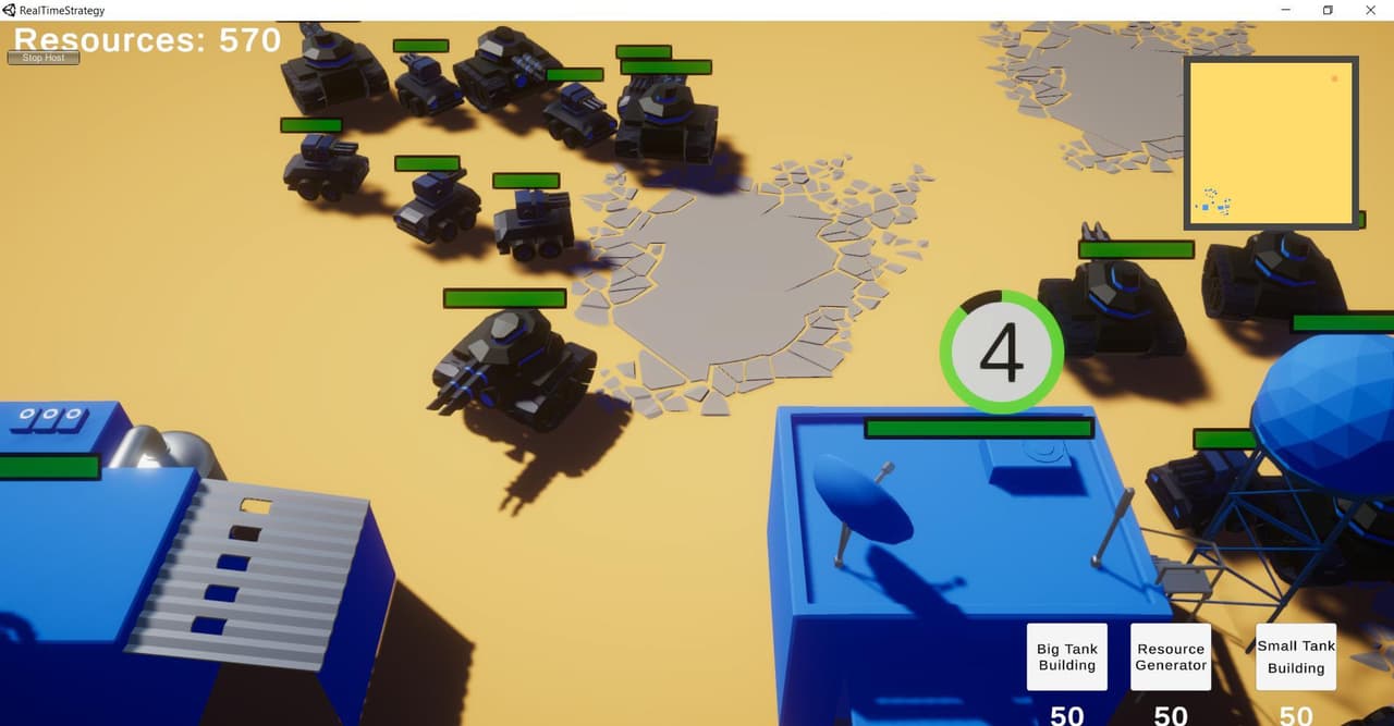 Tank RTS Local Multiplayer screenshot 2