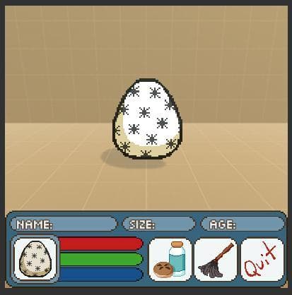 Dust Bunny Tamagotchi