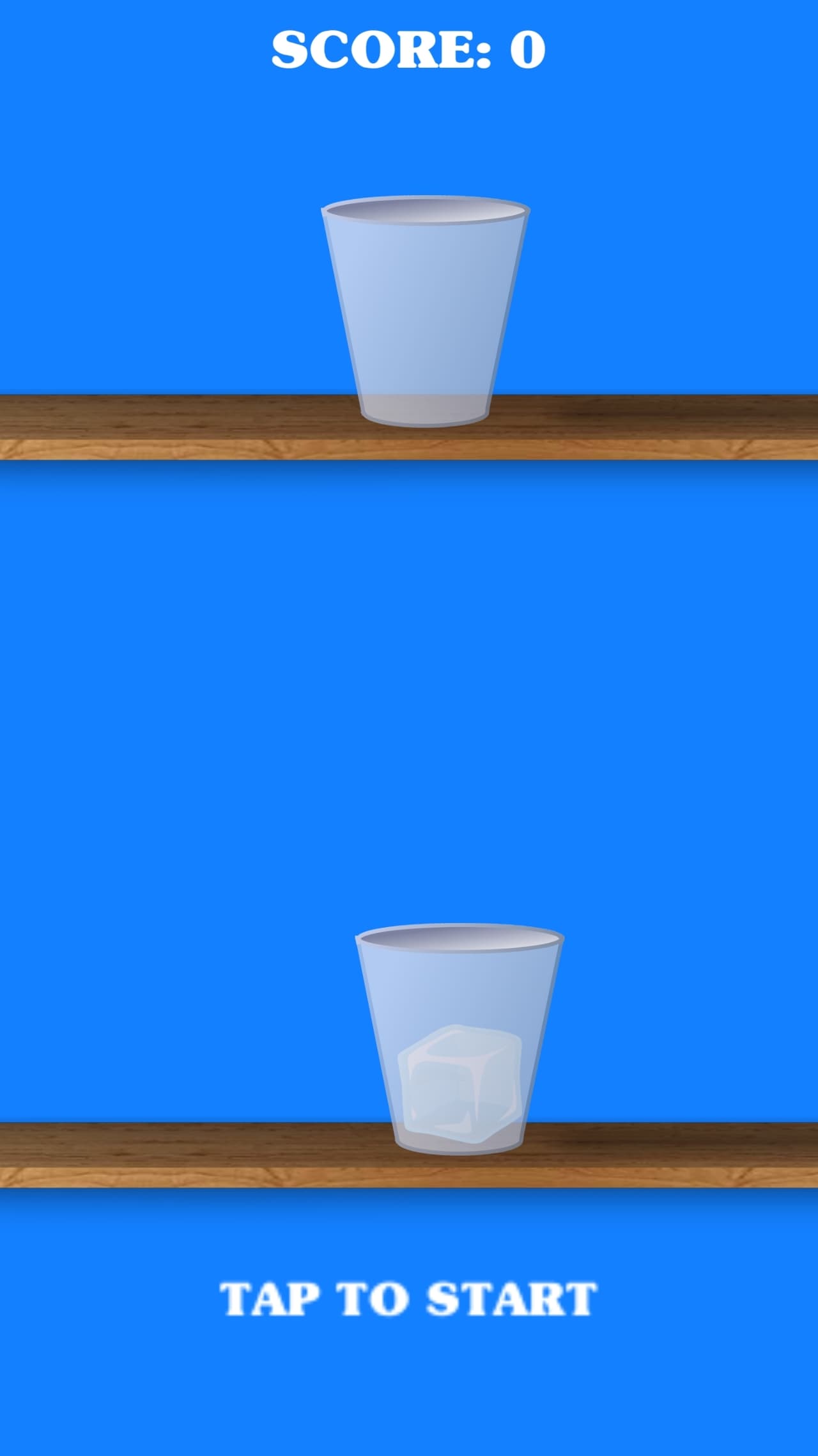 Ice Cube Jump - one tap endless hyper casual game - jump from one glass to another screenshot 6