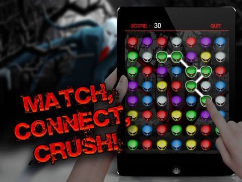 Boom Slender Splash - Connect and Match 3 Slenderman Multi-Player Free Puzzle Game screenshot 4