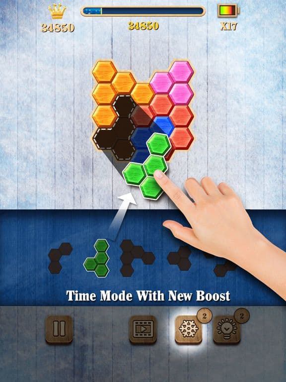Block Hexa Puzzle: Wooden Game screenshot 4