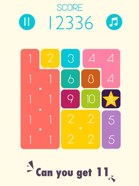 Minimalist Make Eleven the Number Puzzle Game screenshot 5