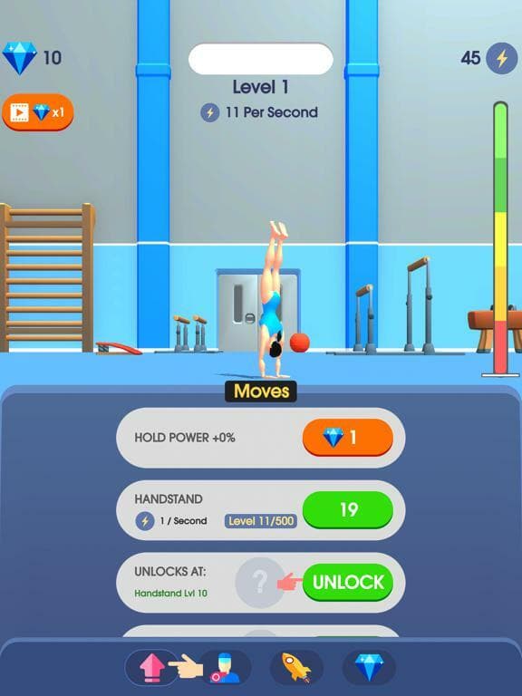 Idle Gymnastics screenshot 2