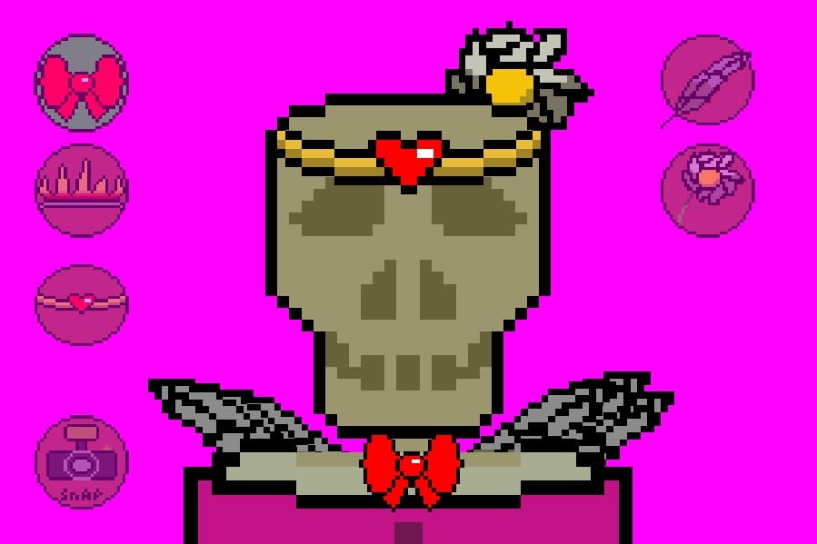 My Cute Skeleton! Dress-up Time~