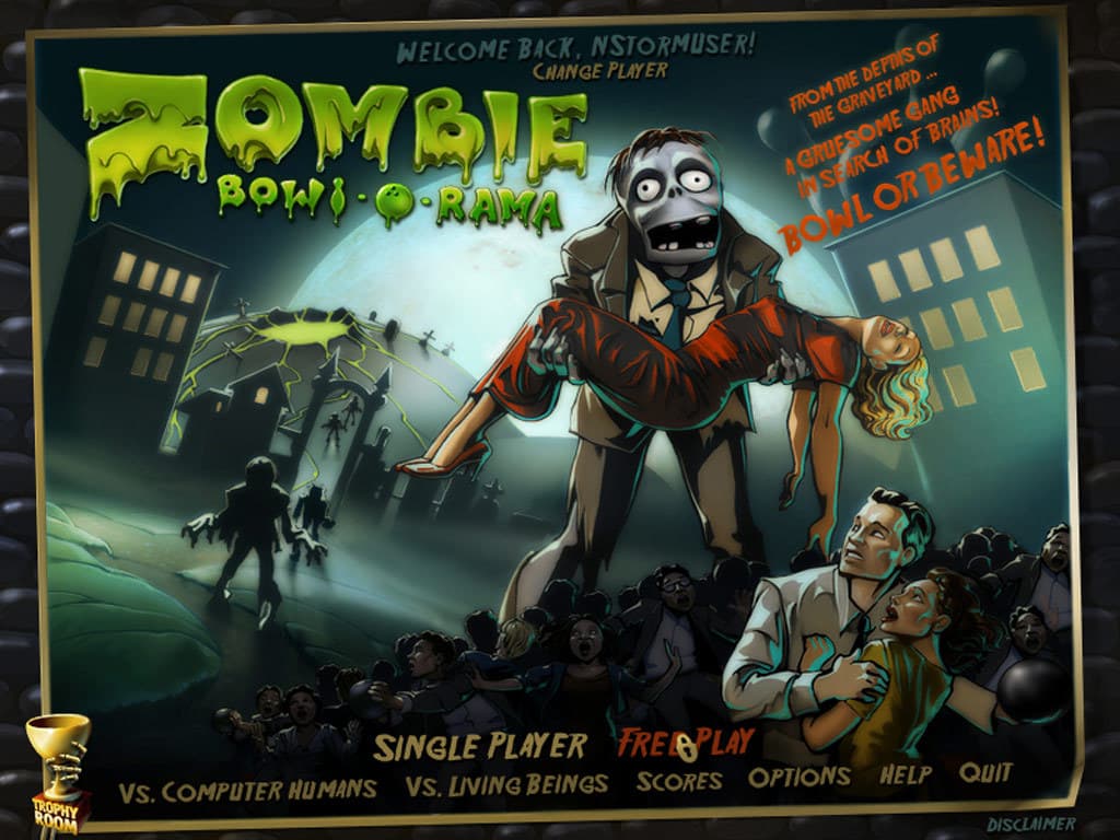 Zombie Bowl-o-Rama screenshot 2