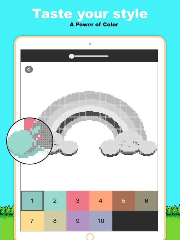 Unicorn Pastel Color by Number
