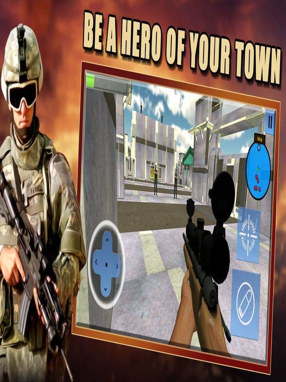Elite War Hero – Shoot the terrorists and be a real sniper in this free 3D game screenshot 3