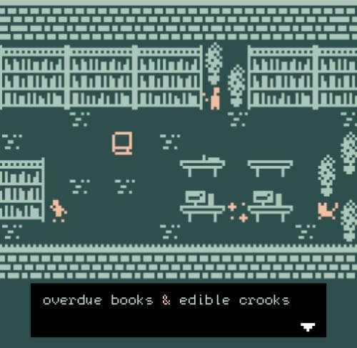 overdue books & edible crooks