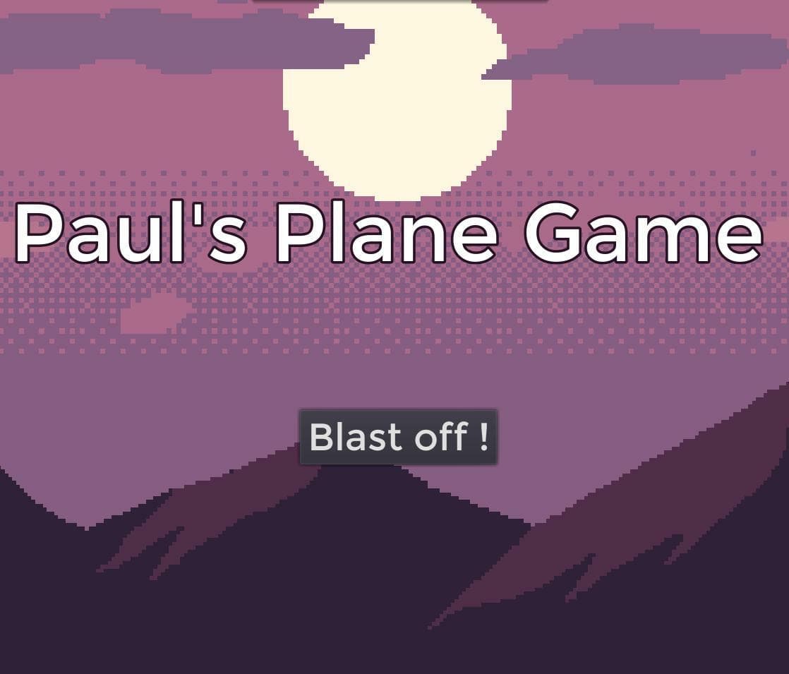 Pauls Plane Game