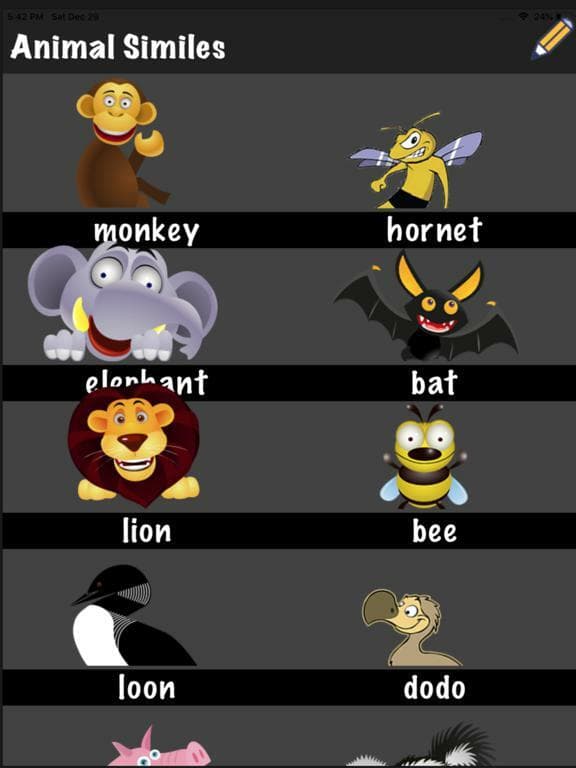 35 Animal Similes screenshot 2