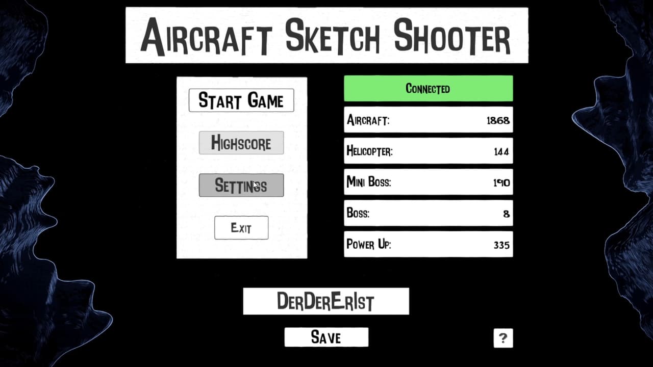 Aircraft Sketch Shooter (itch)