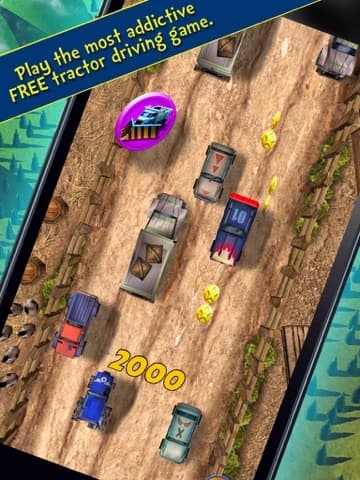 Best Farm Tractor Driving Fun: 3D Endless Free Arcade Vehicle Driver Game with Racing and Cargo Delivery screenshot 3