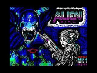 Alien Girl - ZX Spectrum screenshot 2