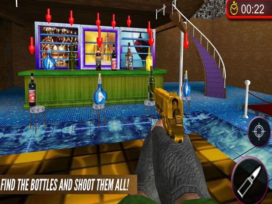 Army Shoot Bottle Training