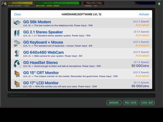 Hacker Online RPG screenshot 4