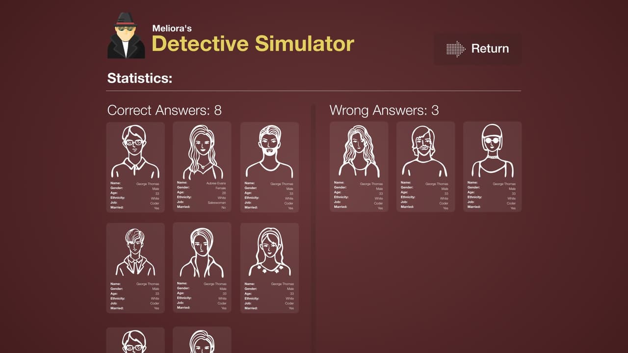Melioras Detective Simulator