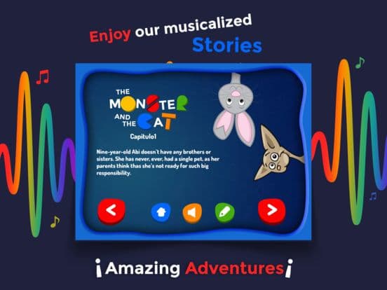Monster and Cat - Interactive story Play Book game screenshot 5