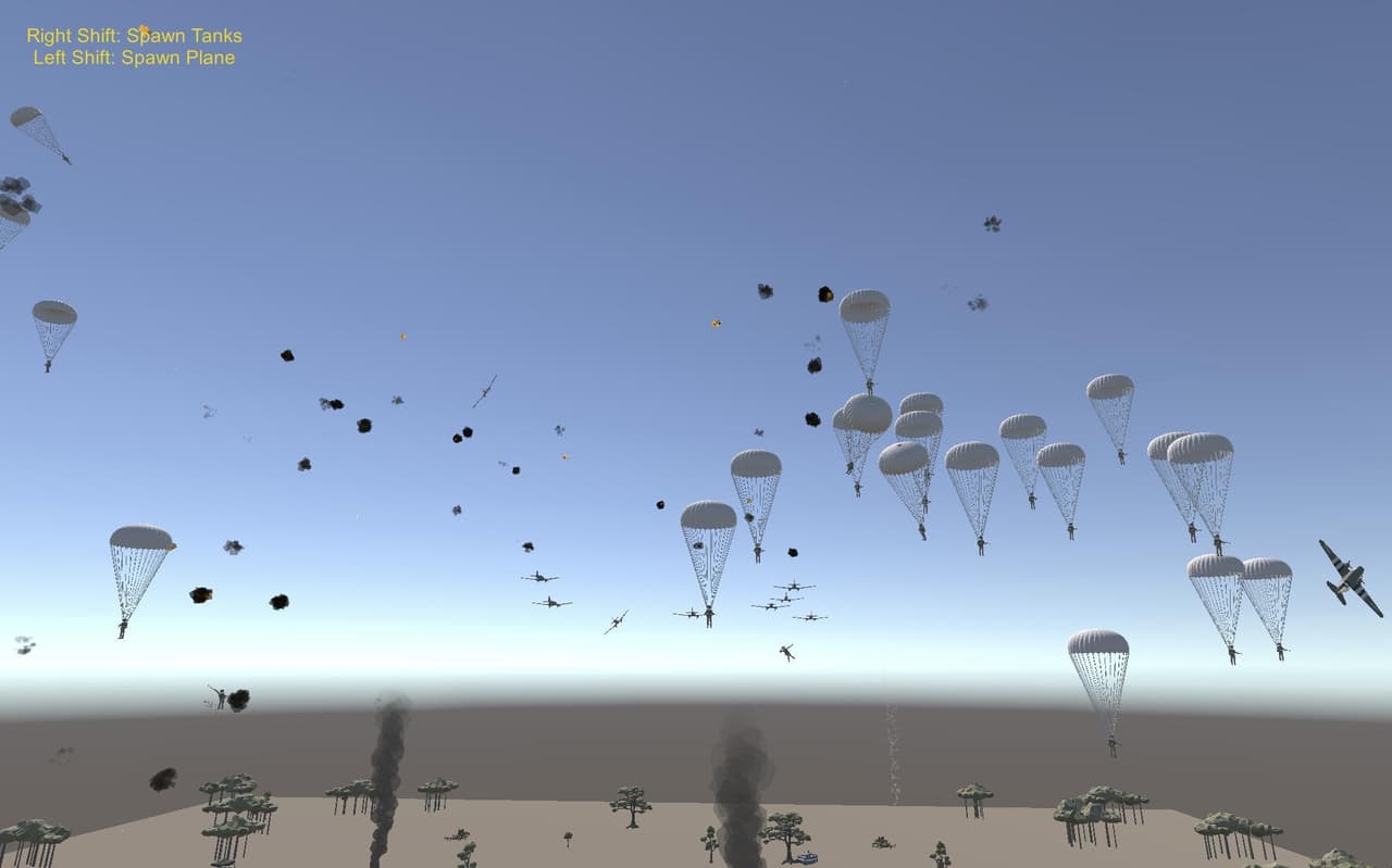 Simple InterceptMissile&TurretBehaviour Demo screenshot 3