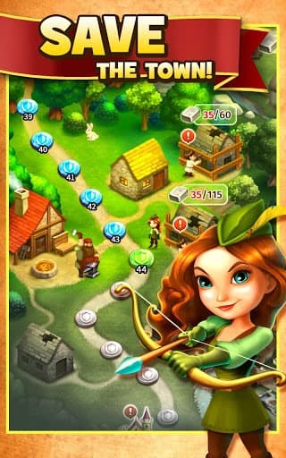 Robin Hood Legends – A Merge 3 Puzzle Game screenshot 3