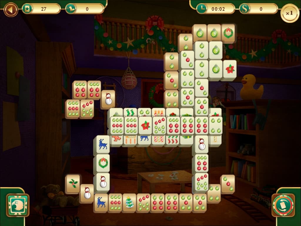 Christmas Mahjong screenshot 3