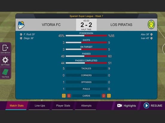Pro League Soccer screenshot 5