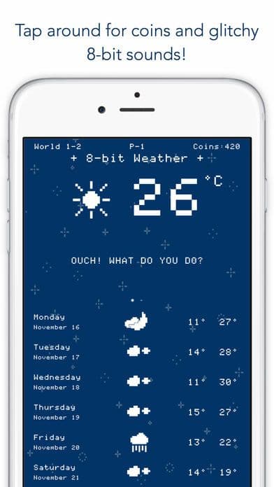 8-bit Weather - hyper local forecasts