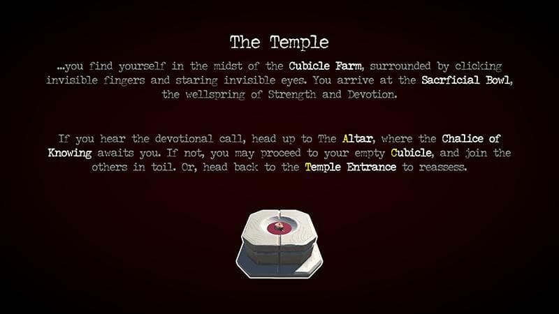 The Fog Room Text Game screenshot 3