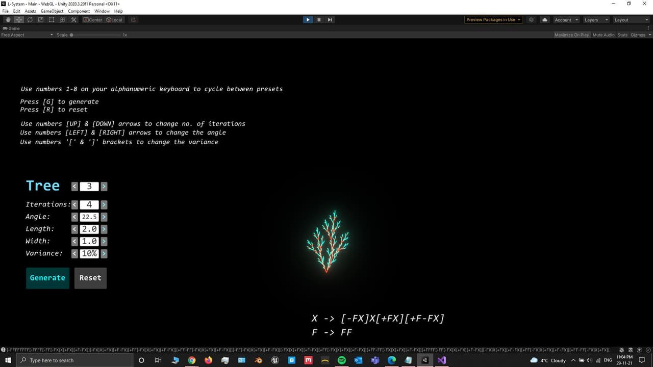 L-System screenshot 4