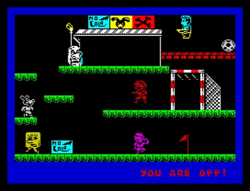 MORITZ THE STRIKER (48K and 128K Version) screenshot 5