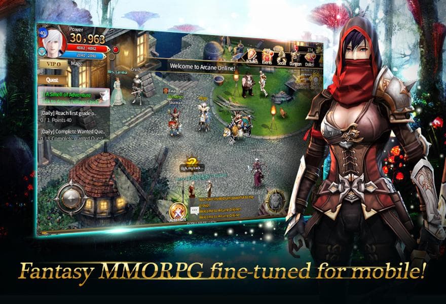 Arcane Online - Best 2D Fantasy MMORPG screenshot 2