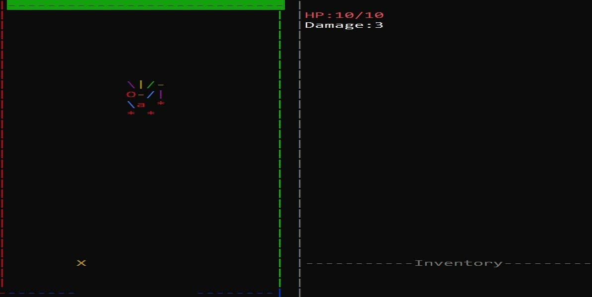 Open World ASCII Game Created In A Week