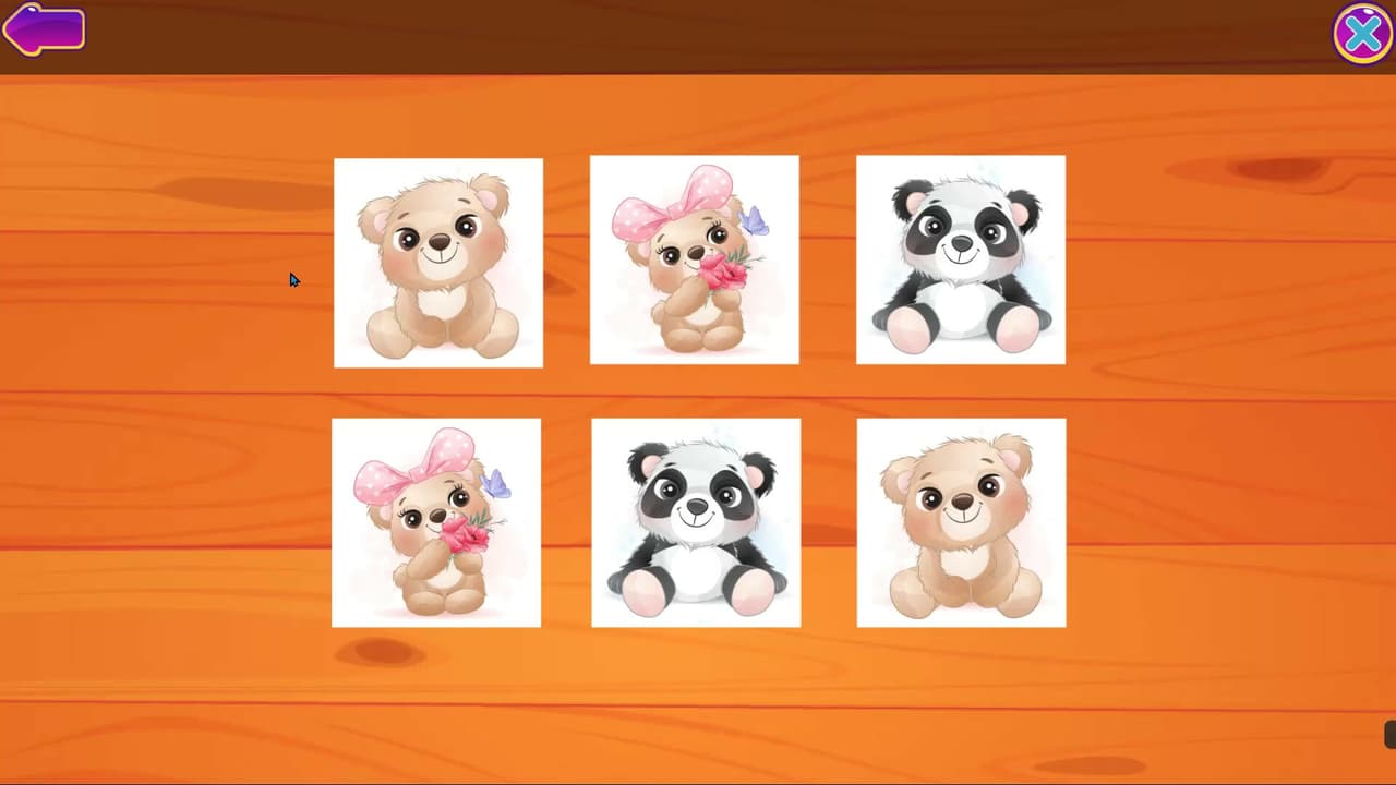 Cute Animals Memory Card Game screenshot 3