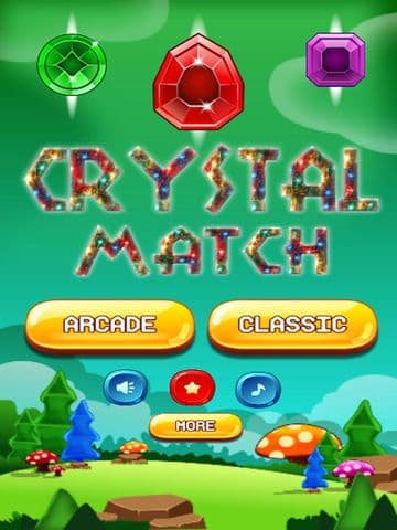 Crystal Match 3 Puzzle Game For Kids screenshot 2