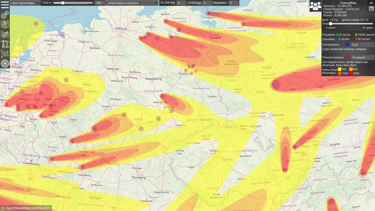 Nuclear War Simulator (itch) screenshot 3