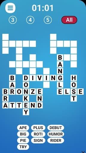 Word Fit Fill-In Crosswords screenshot 2