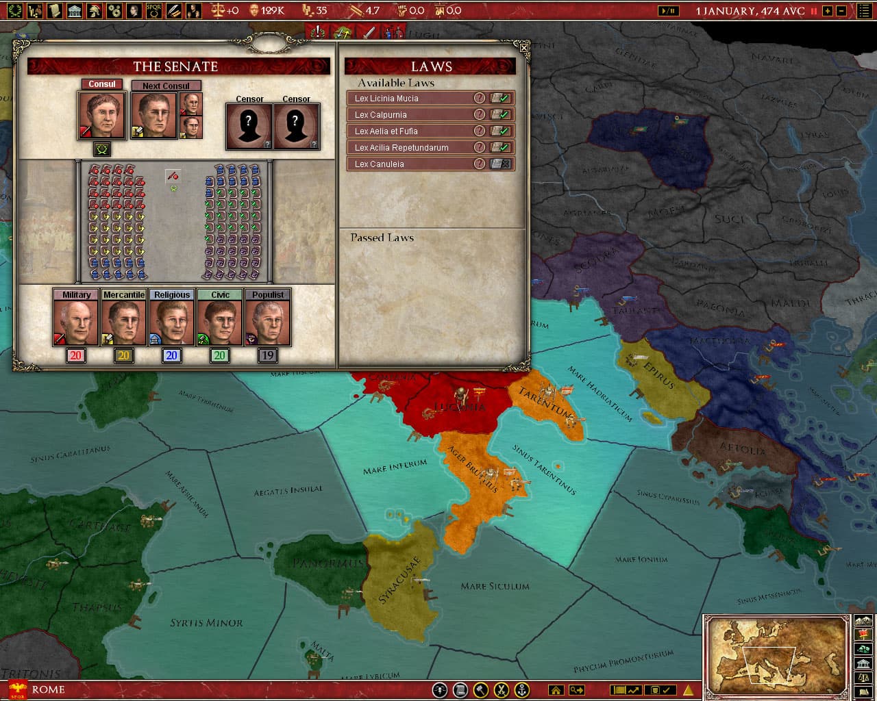 Europa Universalis: Rome - Vae Victis screenshot 4