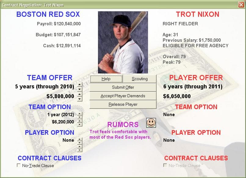 Baseball Mogul 2006 screenshot 3