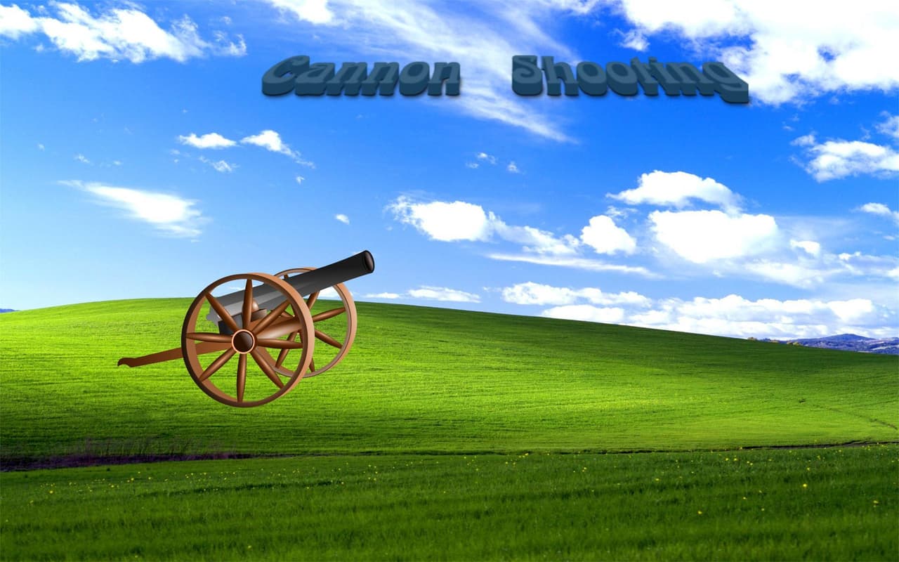 Cannon Shooting