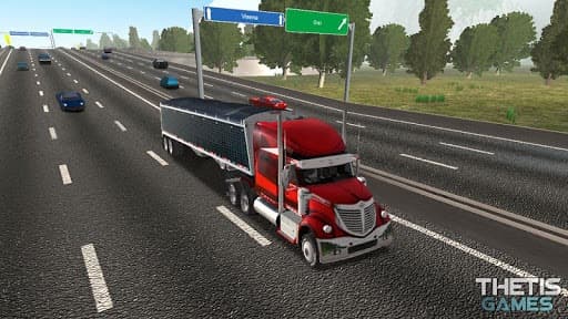 Truck Simulator Europe 2 Free screenshot 3