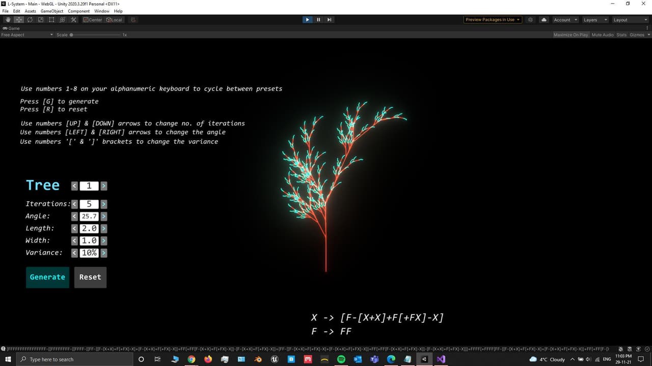 L-System screenshot 3