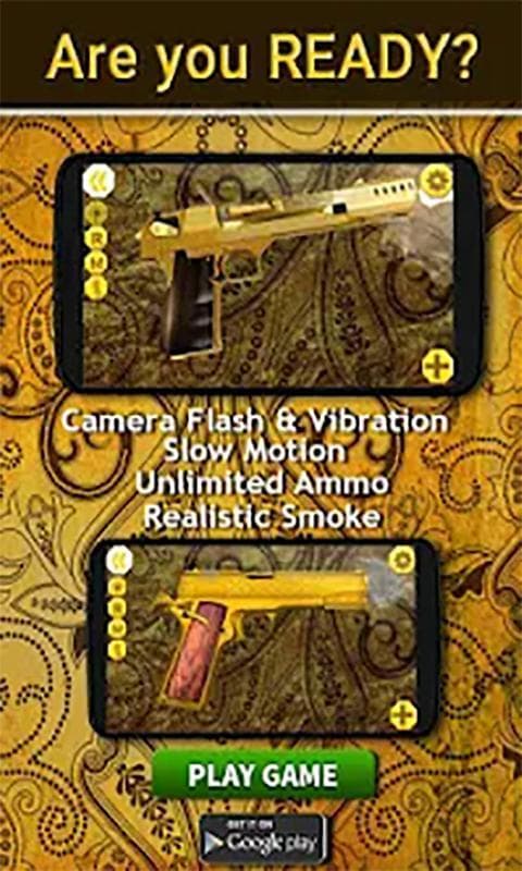 Golden Guns Weapon Simulator screenshot 2