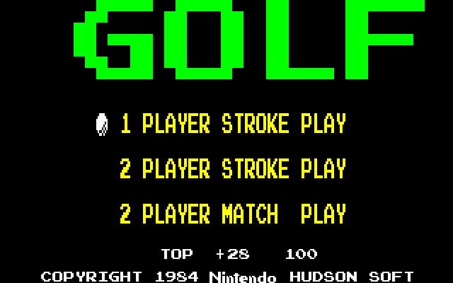 Mario Golf (1984) screenshot 4