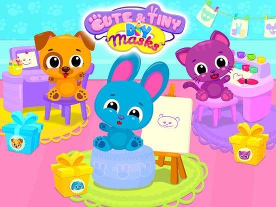 Cute & Tiny DIY Mask Party screenshot 4