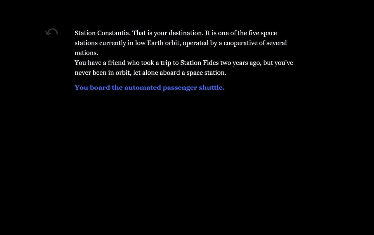 Journey in Spacetime: A Text Adventure screenshot 3