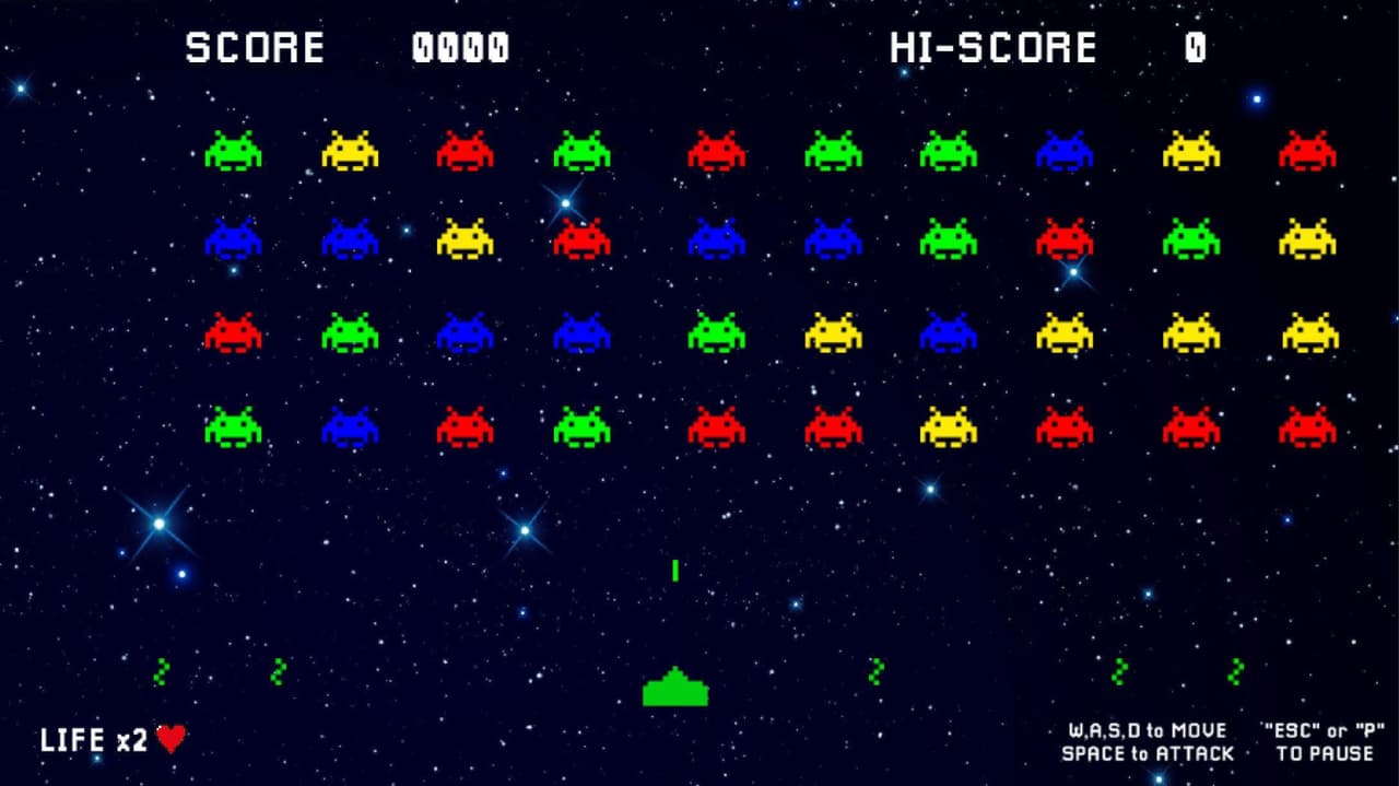 Space Invaders (itch) (TobaiasDev) screenshot 3