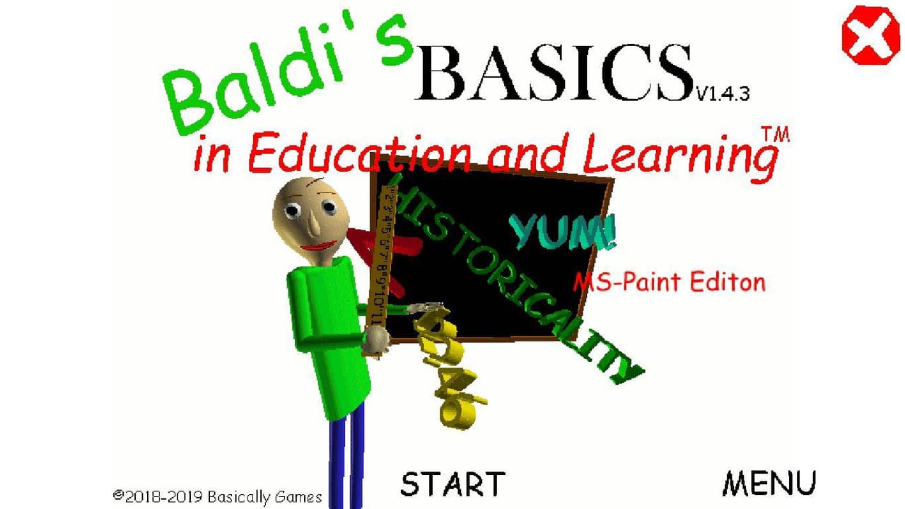 Baldis Basics in Education and Learning MS-Paint Mod (Beta) screenshot 2