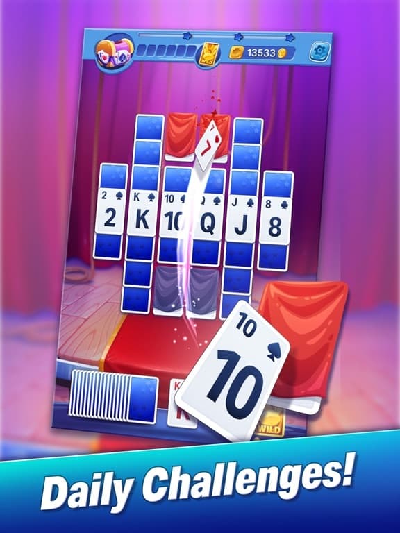 Solitaire Showtime: Tri-Peaks screenshot 4