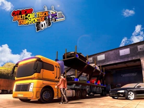 Truck Driving Car Transport