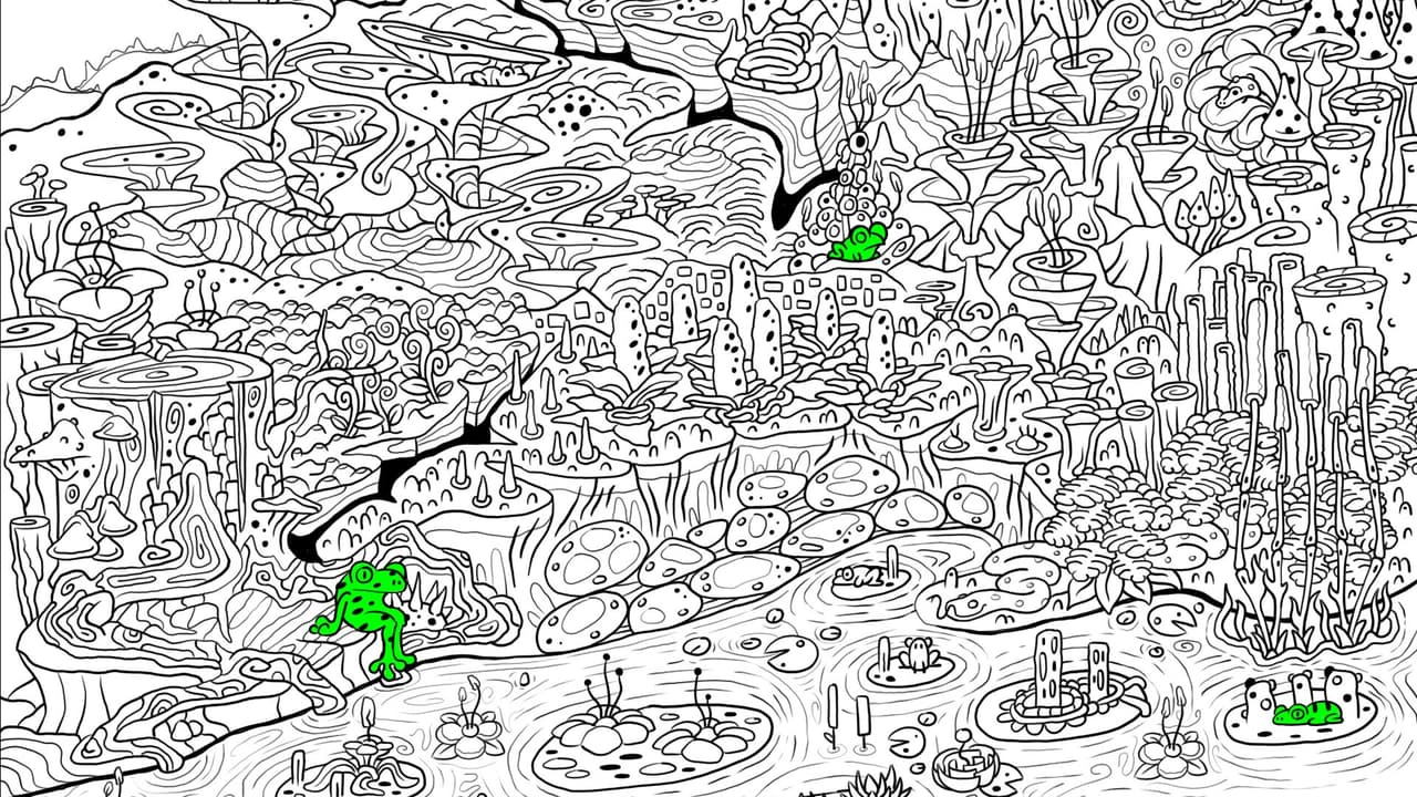 100 hidden frogs